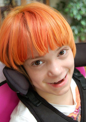 Lianna's orange hair