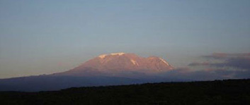 Mount Kilimanjaro in the African nation of Tanzania