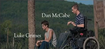 Dan McCabe and Luke Grimes in 