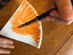 Coloring the Pumpkin Pie
