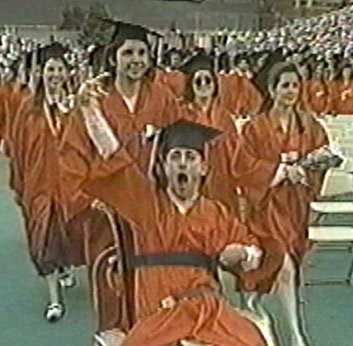 Rick Hoyt at Graduation Ceremony